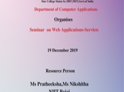 Seminar on Web Applications - Servlets