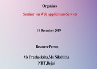 Seminar on Web Applications - Servlets