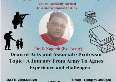 Motivational Talk on a Journey from Army to St Agnes
