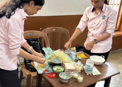 Tricolour cooking without fire competition