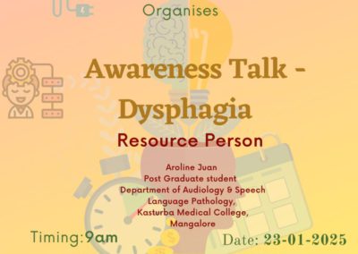 Dysphagia Awareness session
