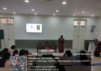 Guest Lecture by Ms. Harishtha Prasad