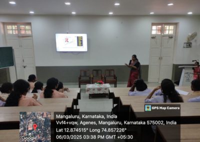 Guest Lecture by Ms. Harishtha Prasad