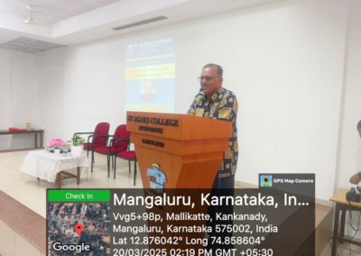 Inspirational Talk by Dr. Terence Andrade