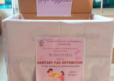 Sanitary pad distribution drive