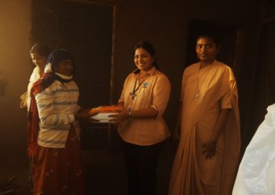 Sanitary pad distribution drive