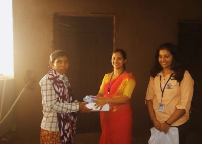 Sanitary pad distribution drive