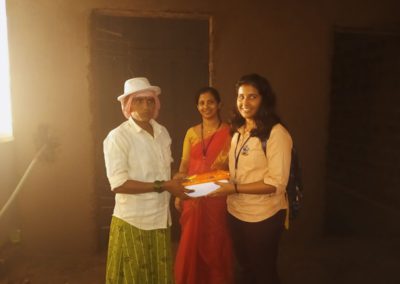 Sanitary pad distribution drive