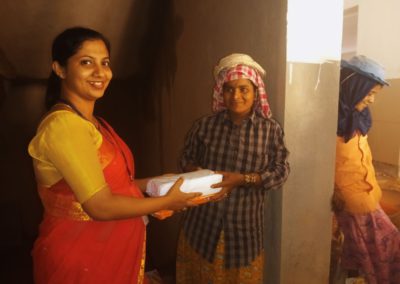 Sanitary pad distribution drive
