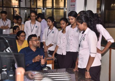 Hands-on Experience in Newspaper Production at Vijayavani Printing Press