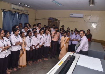 Hands-on Experience in Newspaper Production at Vijayavani Printing Press