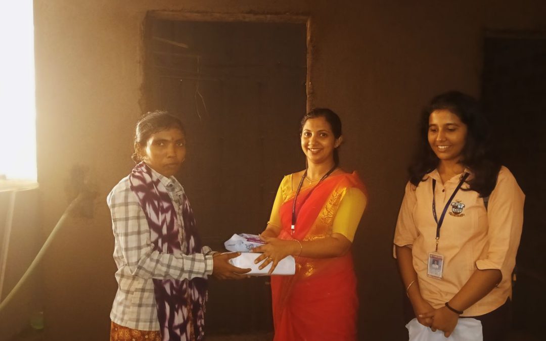 Sanitary pad distribution drive