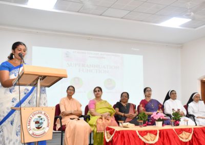 A farewell programme