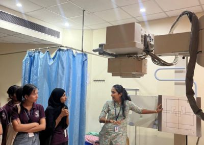 Field visit to Radiology