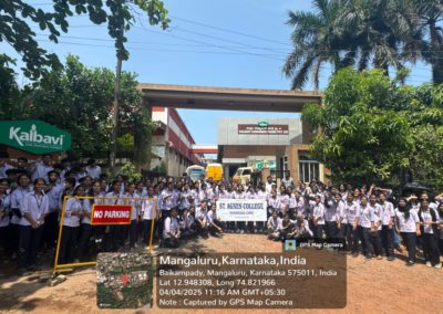 Industrial visit to Kalbavi Consumer Foods Pvt Ltd