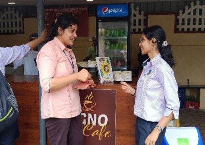 Preparation and sale of healthy snacks in connection with National Nutrition Month