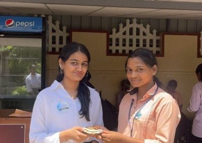 Preparation and sale of healthy snacks in connection with National Nutrition Month