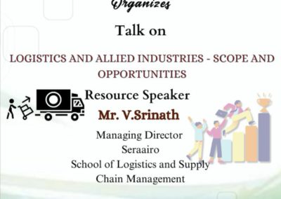 Logistics and Allied Industries- Scope and Opportunites