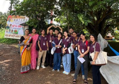 Green Campus Outreach: III BA Students Conduct Sapling Survey