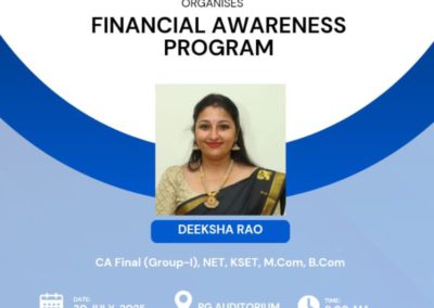 Financial awareness program on empowering investors