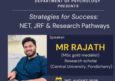 Strategies for Success: NET, JRF & Research Pathways