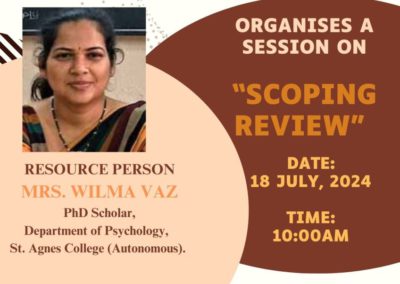 Workshop on Review of Literature: Scoping Review