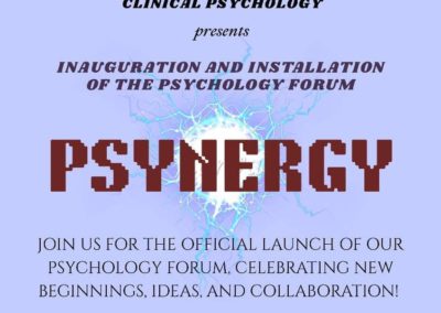 Inauguration of Psynergy