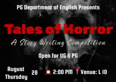 “Tales of Horror” Story Writing Contest