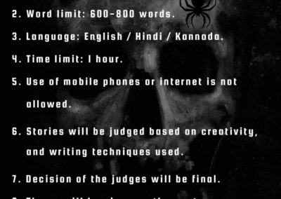 “Tales of Horror” Story Writing Contest