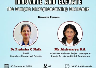 Innovate and Elevate – The Campus Entrepreneurship Challenge -IIC