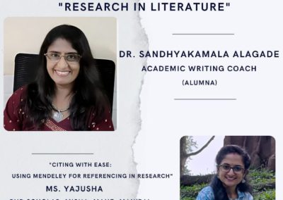 Interactive Session on “Research in Literature”