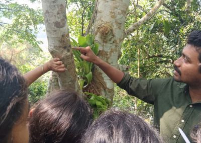 Botany Students visit Research Institute MBGIPS Calicut
