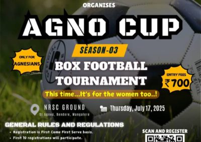 Agno Cup season 3 box Football Tournament