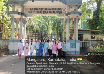 Field visit to Shantivana SDM Naturopathy Centre