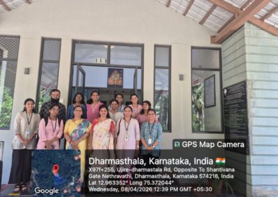 Field visit to Shantivana SDM Naturopathy Centre