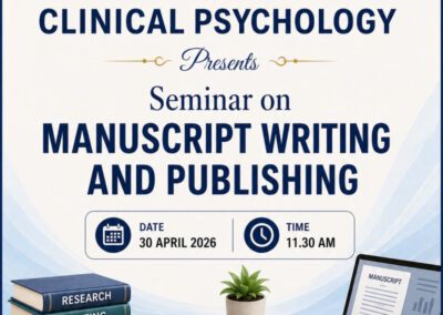 Seminar on Manuscript Writing and Publishing